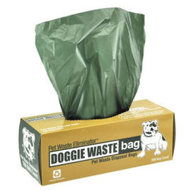 PLA Biodegradable Compostable Dog Waste Bags Dengan Desain Pribadi