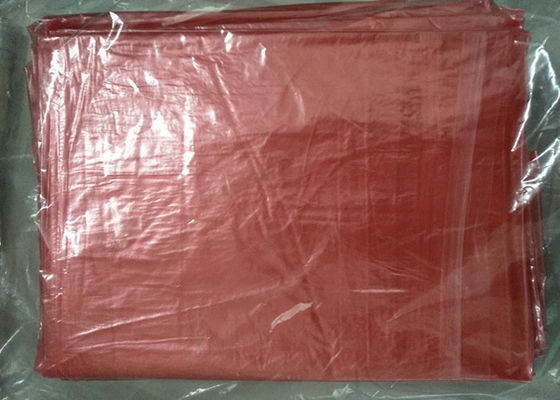 Tas cucian larut air panas berwarna merah muda untuk linen rumah sakit 840mm x 660mm x 25um