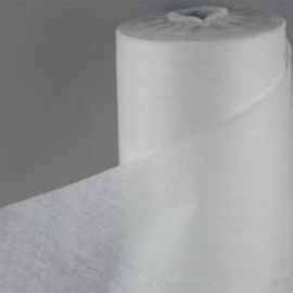 Putih Larut Air Dingin Non Woven Fabric Untuk Bordir Backing / Interlining