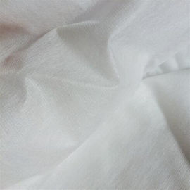 100% PVA Larut Air Non Woven Fabric 40gsm Untuk Lace Backing Tekstil