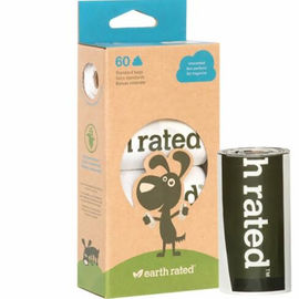 Tas Kotoran Biodegradable Poop Penggunaan Anjing Pet Dengan Dispenser Logo Kustom Tersedia
