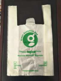 Tas Belanja Medis PVA Plastik Kustom Larut Air 100% Biodegradable
