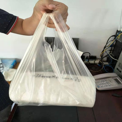 T-Shirt Biodegradable Kantong Plastik Larut Air PVA Bersertifikat MSDS